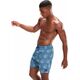 Speedo Męskie szorty Speedo Print Leis 18" Wsht blue tack/ammonite rozmiar S