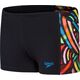 Speedo Dziecięce kąpielówki Speedo DIGI ALOV PANL ASHT JM black/volcanic orange/fluo green/bright yellow/lapis rozmiar 5-6