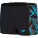 Speedo Dziecięce kąpielówki Speedo Hyperboom Pnl Asht Jm black/bolt/dove grey rozmiar 13-14