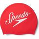 Speedo Czepek silikonowy Speedo SLOGAN PRT CAP AU speedo red/white
