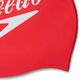 Speedo Czepek silikonowy Speedo SLOGAN PRT CAP AU speedo red/white