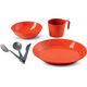 GSI Outdoors Cascadian 1 Person Table Set,Terracotta
