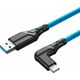 Kabel USB Eaton Kabel fotograficzny Mathorn MTC-201 2m 10Gbps 60W USB A-C90 ArcticBlue