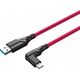 Kabel USB Eaton Kabel fotograficzny Mathorn MTC-201M 2m 10Gbps 60W USB A-C90 Magenta