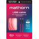 Kabel USB C2G Kabel fotograficzny Mathorn MTC-210M 2m 20Gbps 4K 60Hz PD100W USB C-C Magenta
