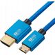 Kabel UNIBOS Kabel wideo Mathorn MVC-80AC HDMI - HDMI Mini C 2.0 4K 60Hz 18Gbps 80cm