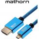 Kabel Baseus Kabel wideo Mathorn MVC-40AD HDMI - HDMI 2.0 4K 60Hz 18Gbps 40cm