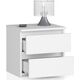 Nore Κομοδίνο NORE CL2 40 cm, λευκό 8450628 5901738164475