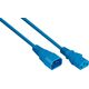 Kabel zasilający Alcasa kabelmeister Kaltgeräteverlängerung C14 an C14 blau 5m