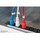 Kabel zasilający Alcasa kabelmeister Kaltgeräteverlängerung C14 an C14 blau 5m