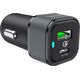 Φορτιστής Nevox nevox 30W USB-C + USB QC 3.0 48W KFZ-Ladegerät μαύρο