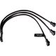Alphacool Alphacool Y-Splitter 4-Pin σε 3x 4-Pin PWM 30cm - μαύρο