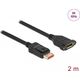 Καλώδιο Delock DeLOCK 87097, 2 m, DisplayPort, DisplayPort, Αρσενικό, Θηλυκό, 7680 x 4320 pixels