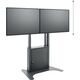 Hagor HAGOR Floorstand Lift Pro Light Dual Black Lift-Standsystem 2x 117-165cm 46-65Zoll screens max VESA 800x600 max Traglast 2x60kg