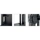 Hagor HAGOR Floorstand Lift Pro Light Dual Black Lift-Standsystem 2x 117-165cm 46-65Zoll screens max VESA 800x600 max Traglast 2x60kg