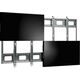 Hagor HAGOR VWR 2x3 55 Landscape feinjustierbarer Videowall Mehrfachrahmen Tragl pro display 30kg VESA Norm 600x400 Wandabstand 67mm