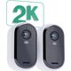 Kamera IP Arlo ARLO ESSENTIAL 2 2K Outdoor Camera 2pack W/2 Solar Panel BNDL