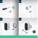 Kamera IP Arlo ARLO ESSENTIAL 2 2K Outdoor Camera 2pack W/2 Solar Panel BNDL