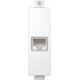 Vision VISION Techconnect Modulare AV-Frontplatte - 30 ΧΡΟΝΙΑ ΕΓΓΥΗΣΗ - RJ45 CAT6A-Μονάδα - Υποδοχή στο μπροστινό μέρος - Σφιγκτήρας γυμνού σύρματος στο πίσω μέρος - Χαμηλή διασταυρούμενη ομιλία (NEXT) ανά σχεδίαση - σύμφωνη με τις προϋποθέσεις εγγύησης σ