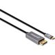 System przekazu sygnału AV Manhattan MANHATTAN 8K@60Hz USB-C auf DisplayPort 1.4 Adapterkabel 3m