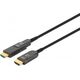 Kabel Manhattan MANHATTAN Aktives HDMI-Glasfaserkabel mit abnehmbarem Stecker 4K60Hz UHD HDMI-Stecker auf Micro-HDMI/HDMI-Stecker 50m HEC ARC