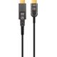 Kabel Manhattan MANHATTAN Aktives HDMI-Glasfaserkabel mit abnehmbarem Stecker 4K60Hz UHD HDMI-Stecker auf Micro-HDMI/HDMI-Stecker 50m HEC ARC