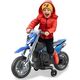 Jamara Ride-on Μοτοσικλέτα Power Bike 6V μπλε 2+