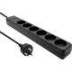 Καλώδιο τροφοδοσίας MicroConnect Microconnect MC-GRU0607DKB διακλαδωτής 7 μ 6 x πρίζα δικτύου