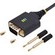 StarTech 1P6FFC-USB-SERIAL kabel równoległy Czarny 2 m USB Typu-A DB-9