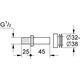 Grohe Grohe GROHE PISUAROWY ZESTAW DOPŁYWOWY 1/2" chrom - 37044000