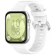 Bizon Strap Watch Silicone Pro Huawei Watch Fit 3 white