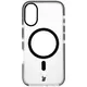 Bizon Case Marco Apple iPhone 16 clear with black frame