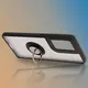 Bizon Case Hybrid Ring Motorola Moto G85 5G smoky with a black frame