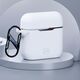 3MK Silicon Case Apple AirPods 3 + carabiner white