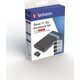 Verbatim Zestaw obudowa dysku 2,5,, HDD/SSD, Verbatim, 2.5", Store,N,Go, USB 3.0 (3.2 Gen 1), 53106, czarna