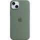 Apple Etui Apple silikonowe z MagSafe do iPhone 15 Plus cyprysowe