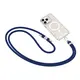 Tech-Protect C7S Rope Crossbody Strap Navy Blue/silver