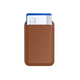 Satechi Vegan-Leather Wallet Stand do Apple iPhone MagSafe brown