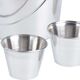 Excellent Houseware Wiaderko na FRYTKI przystawki przekąski + 2x miseczka na sosy dipy