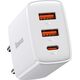 Ładowarka Baseus CCXJ-E02 2x USB-A 1x USB-C 3 A (BSU2896WHT)