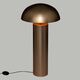 Atmosphera Lampa stojąca do salonu CHAMPI, złota, grzybek, wys. 97 cm