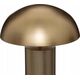 Atmosphera Lampa stojąca do salonu CHAMPI, złota, grzybek, wys. 97 cm