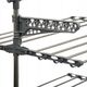 5five Suszarka teleskopowa ze stali nierdzewnej na pranie, praktyczny 3 piętrowy przybór domowy na kółkach