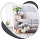 Home Styling Collection Zegar ścienny, tarcza w drewnianym stylu, Ø 30 cm