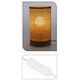 Home Styling Collection Lampa stołowa bambus, tuba, podstawa z drewna sosnowego, 13 x 23 cm