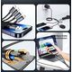 Kabel USB Usams USAMS Kabel 4w1 2xUSB-C/Lightning/MicroU SB 15W 1,2m Aluminum Alloy Data Cable Sufeng Series SJ739USB101 (US-SJ739)