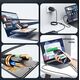 Kabel USB Usams USAMS Kabel 2w1 2xUSB-C 72W 1,2m          Aluminum Alloy Data Cable Sufeng Series SJ740USB101 (US-SJ740)