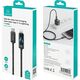 Usams USAMS Kabel USB-C na Lightning 30W 1,2m   Zinc Alloy Fast Charging Data Cable Meteor Series SJ743USB01 (US-SJ743)