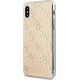 Guess Guess GUHCPXPCU4GLGO iPhone X/Xs złoty/gold hard case 4G Glitter