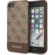 Guess Guess 4G Bottom Stripe Collection - Etui iPhone SE 2020 / 8 / 7 (brązowy) uniwersalny